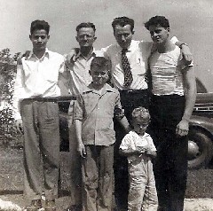 Hayes, Ed, Ray, Bruce, George, Sonny Ray Dorrough